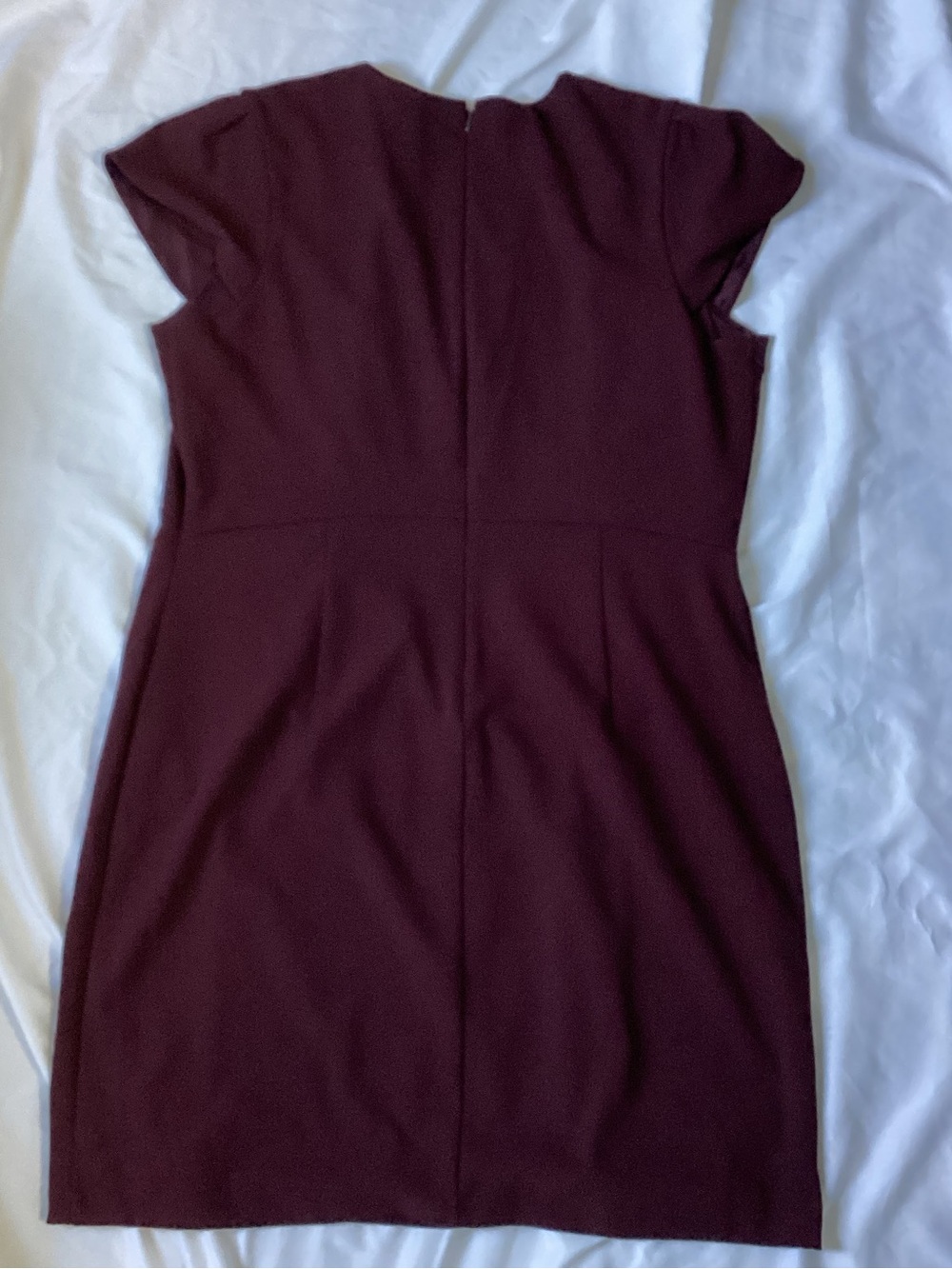Express Ladies Burgundy Cap Sleeve Dress Size XL